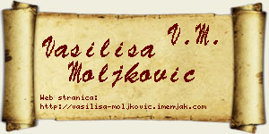 Vasilisa Moljković vizit kartica